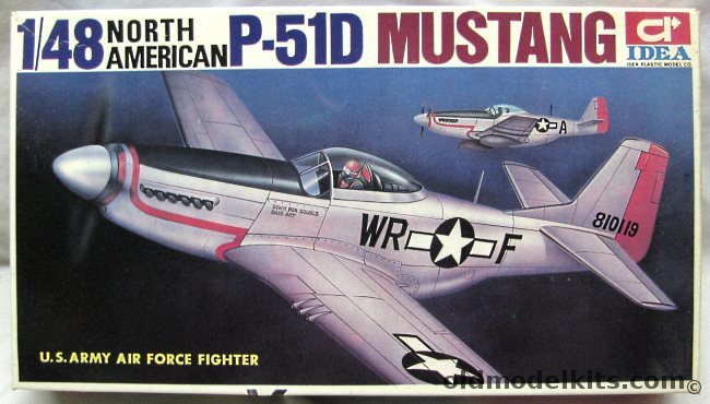 Idea 1/72 North American P-51D Mustang - USAF or South Korean Air Force, 1514 plastic model kit